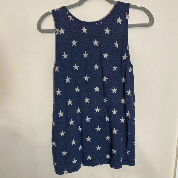 Sacramento Rivercats Navy Blue Fourth of July Starry Tank Top Size Medium - Picture 5 of 5